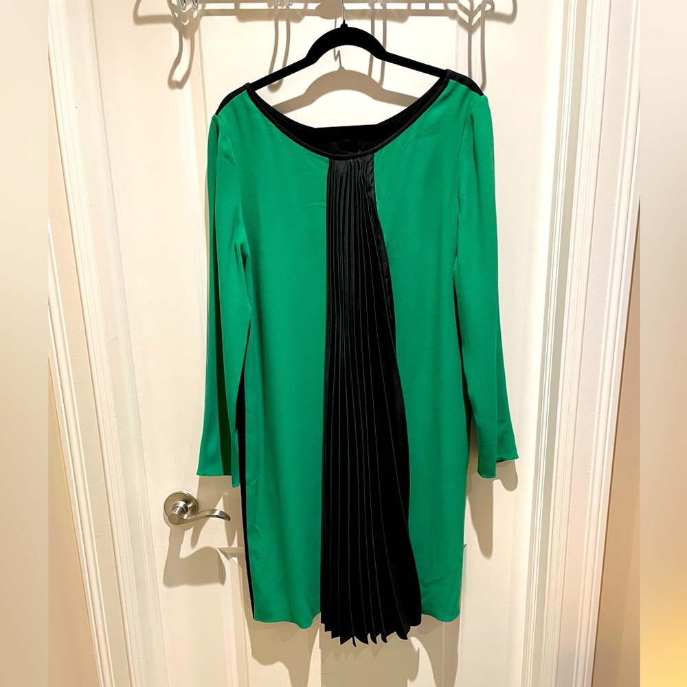 NWT Green and black Emporio Armani shift dress